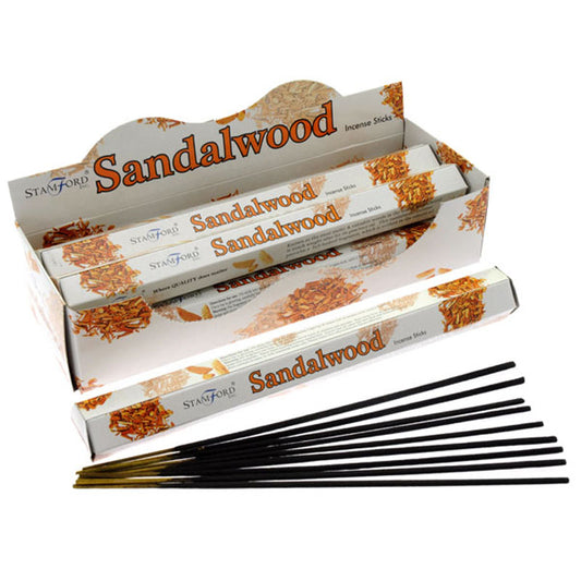 Stamford Hex Incense Sticks - Sandalwood