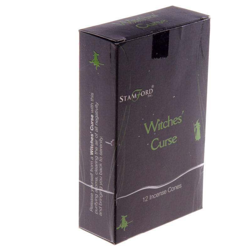 Stamford Black Incense Cones - Witches Curse