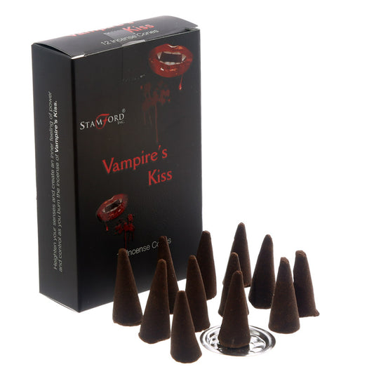 Stamford Black Incense Cones - Vampires Kiss