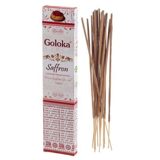 Goloka Masala Incense Sticks - Saffron