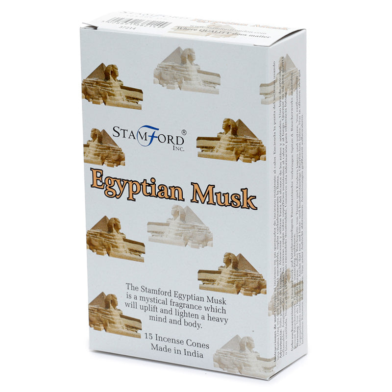 Stamford Hex Incense Cones - Egyptian Musk