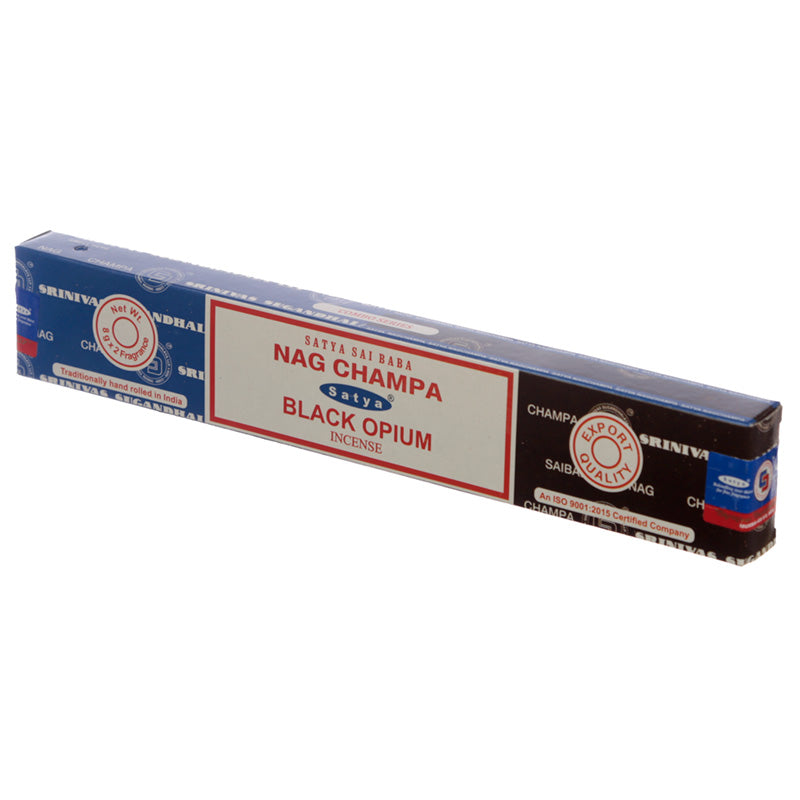 Satya Incense Sticks - Nag Champa  and  Black Opium