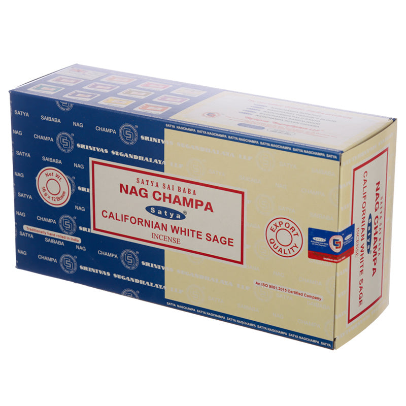 Satya Incense Sticks - Nag Champa  and  Californian White Sage