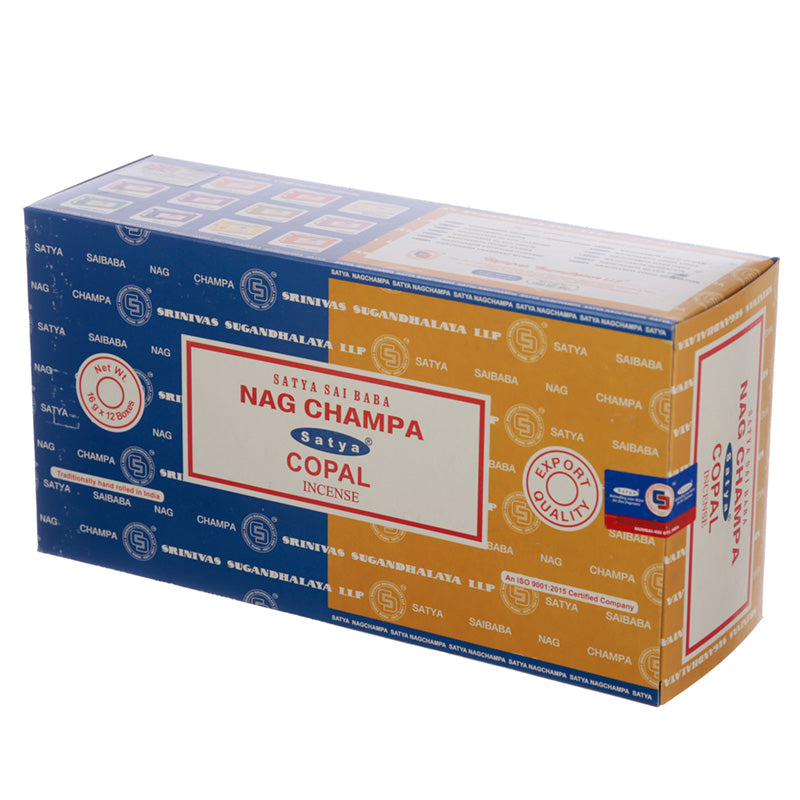 Satya Incense Sticks - Nag Champa  and  Copal