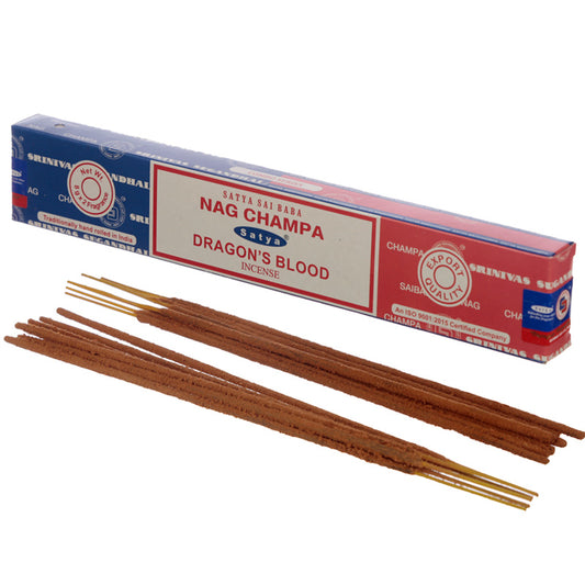 Satya Incense Sticks - Nag Champa  and  Dragons Blood