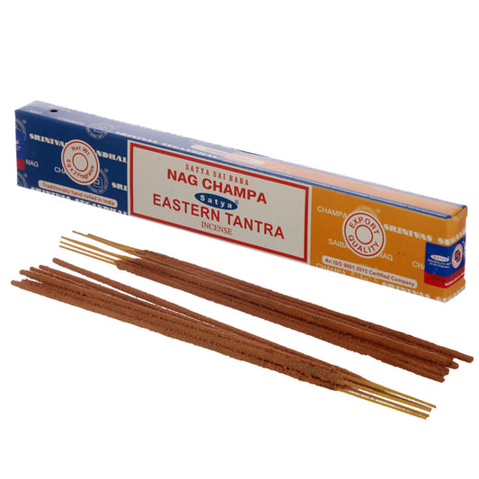 Satya Incense Sticks - Nag Champa  and  Eastern Tantra