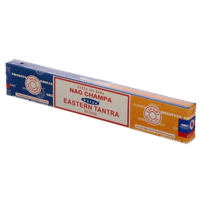 Satya Incense Sticks - Nag Champa  and  Eastern Tantra