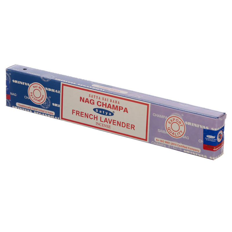 Satya Incense Sticks - Nag Champa  and  French Lavender