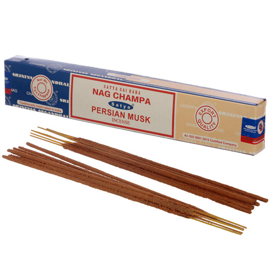 Satya Incense Sticks - Nag Champa  and  Persian Musk