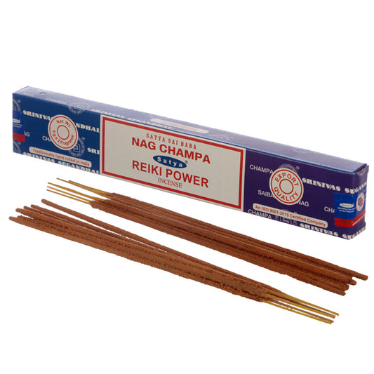 Satya Incense Sticks - Nag Champa  and  Reiki Power