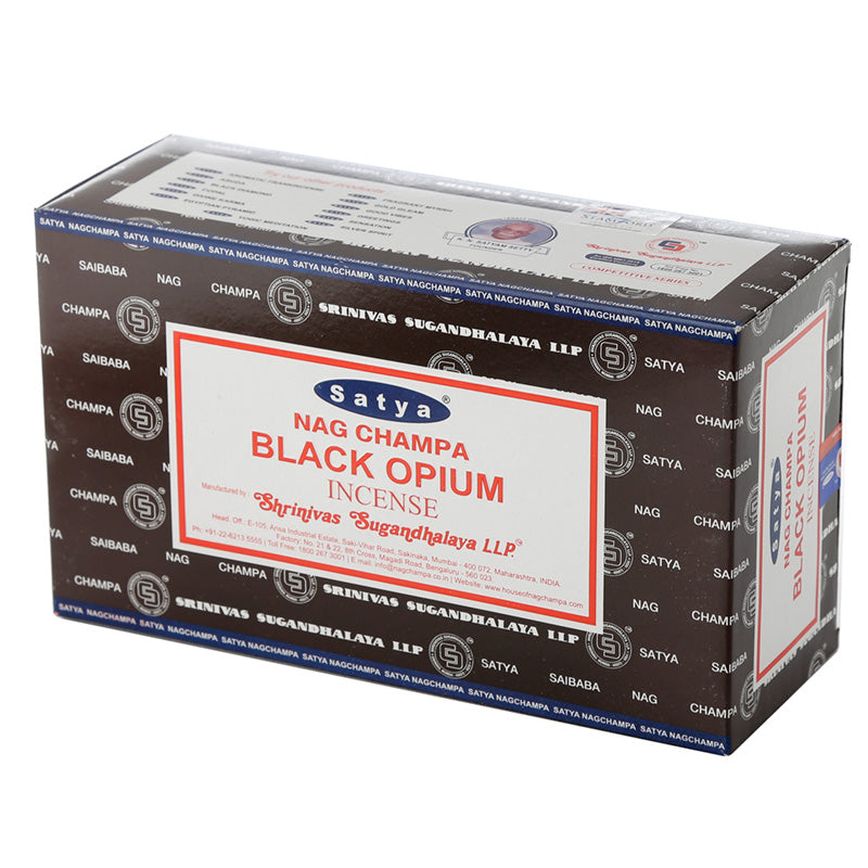 Nag Champa Sayta Black Opium Incense Sticks