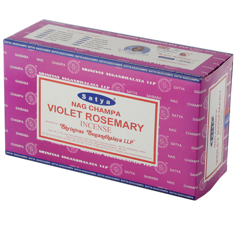 Nag Champa Sayta Violet Rosemary Incense Sticks