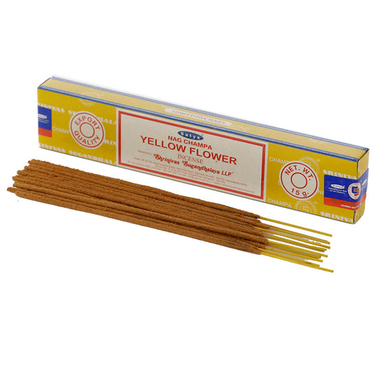 Nag Champa Sayta Yellow Flower Incense Sticks