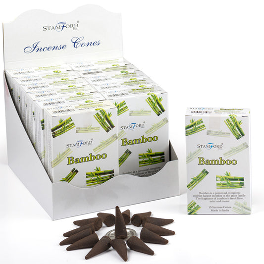 37196 Stamford Incense Cones - Bamboo