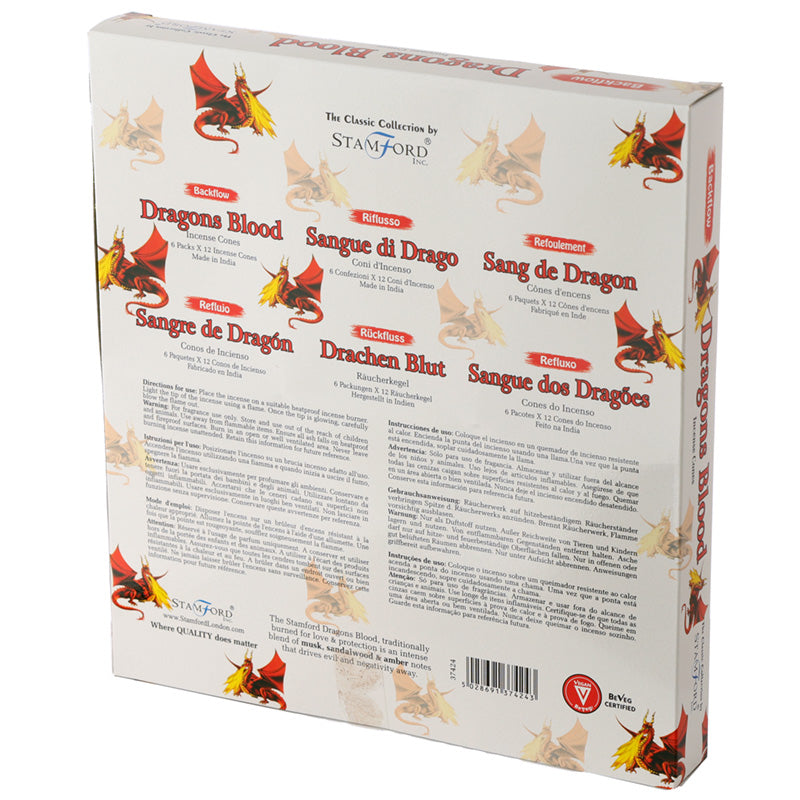 Stamford Backflow Incense Cones - Dragon Blood