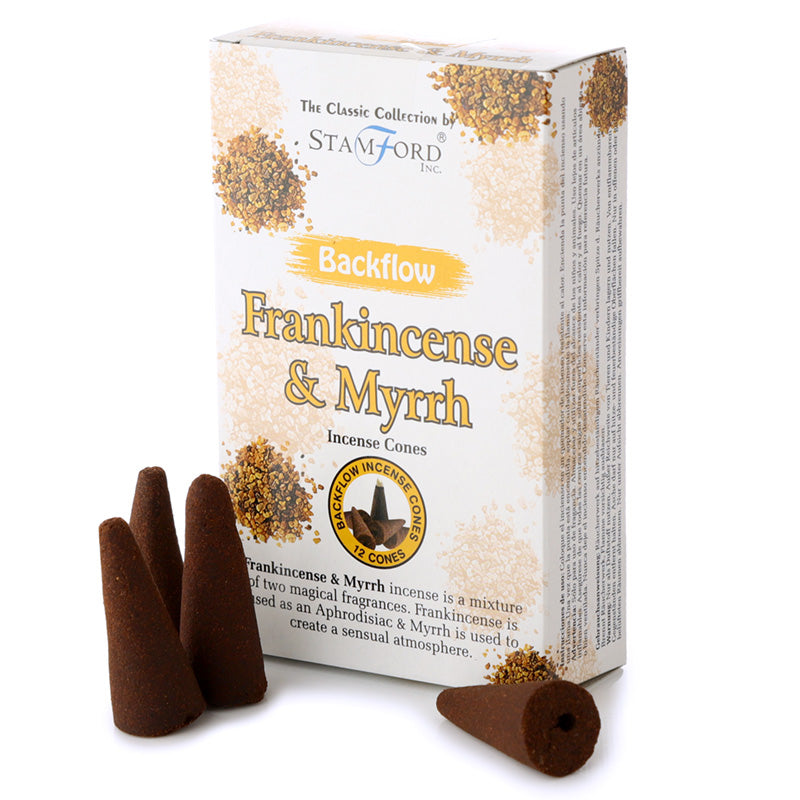 Stamford Backflow Incense Cones - Frankincense  and  Myrrh