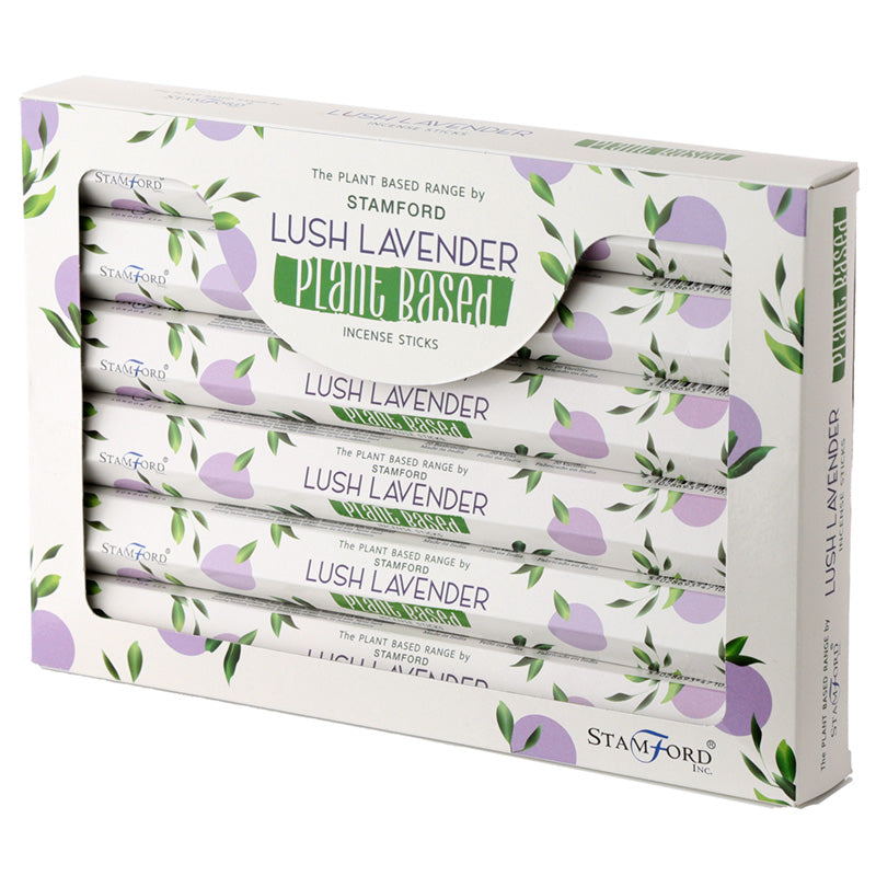 Premium Plant Based Stamford Hex Incense Sticks -  Lush Lavender