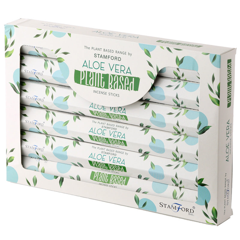 Premium Plant Based Stamford Hex Incense Sticks -  Aloe Vera