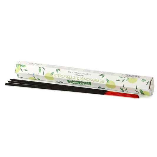 Premium Plant Based Stamford Hex Incense Sticks -  Citronella  and  Lemongrass