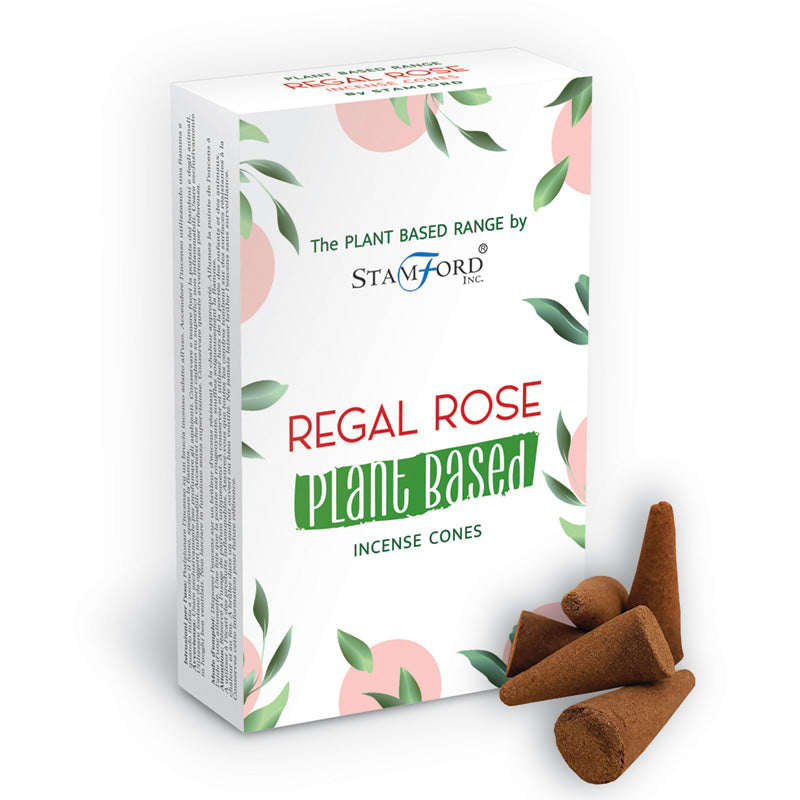 46224 Stamford Plant Based Incense Cones - Regal Rose