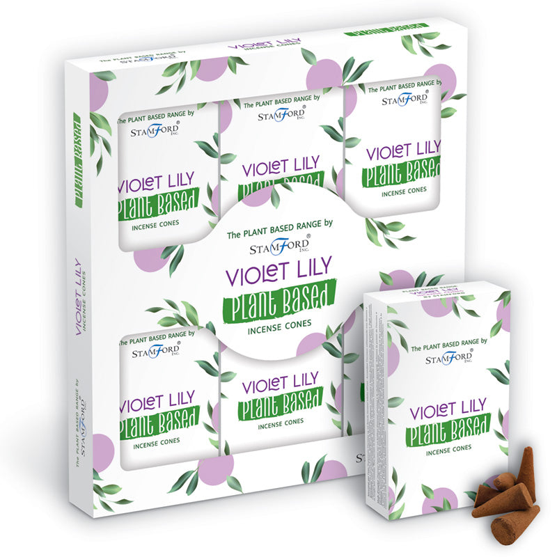 46226 Stamford Plant Based Incense Cones - Violet Lilly