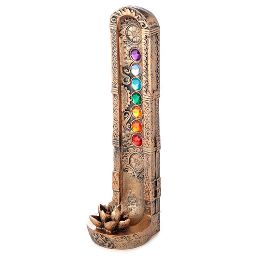 Decorative Vertical Incense Ashcatcher - Lotus Chakra