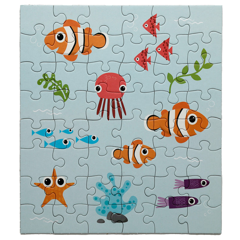 48pc Recycled Kids Jigsaw Puzzle - Splosh Sealife Surprise