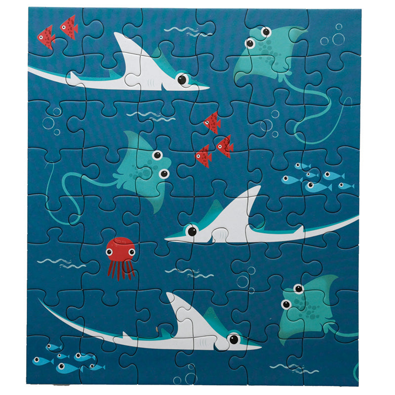 48pc Recycled Kids Jigsaw Puzzle - Splosh Sealife Surprise