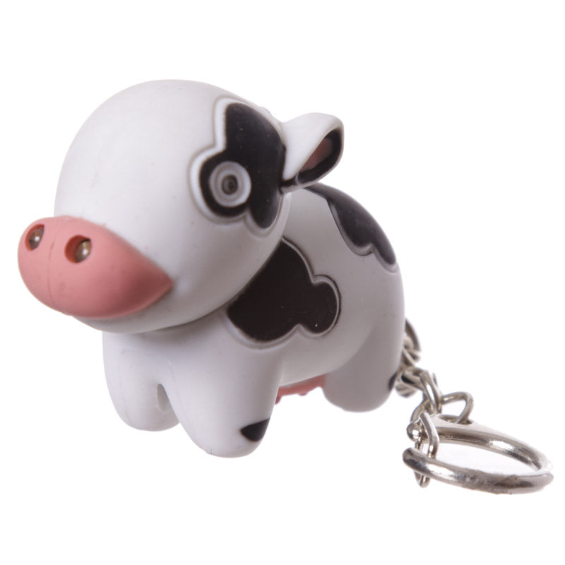 Cute LED Farmyard Key Ring