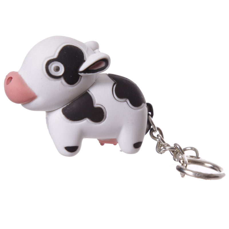 Cute LED Farmyard Key Ring