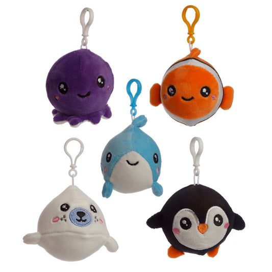 Squishy Squeezies Cute Keyring - Sealife