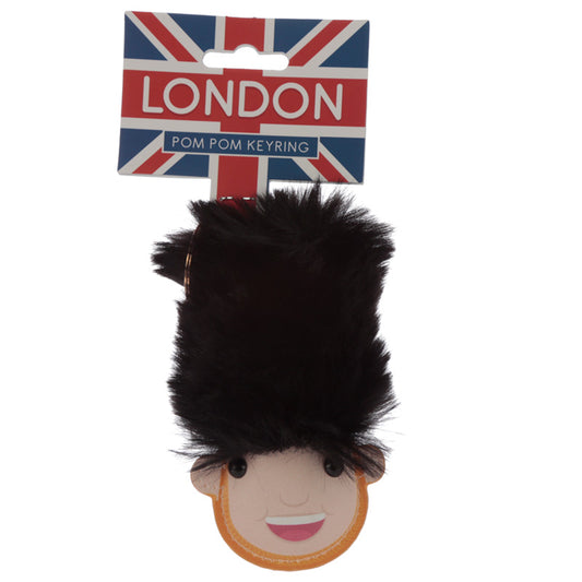 Fun Collectable Pom Pom Keyring - London Guardsman