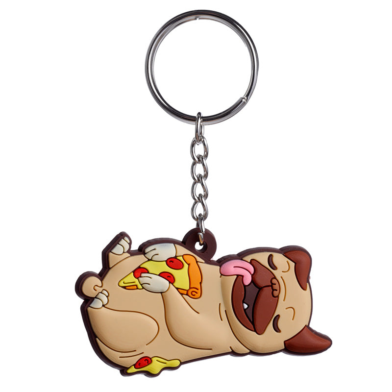 PVC Keyring - Mopps Pug