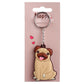 PVC Keyring - Mopps Pug