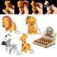 Novelty LED Zoo Designs Key Rings with Sound