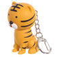 Novelty LED Zoo Designs Key Rings with Sound