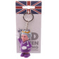 Rule Britannia Light and Sound Queen Keyring