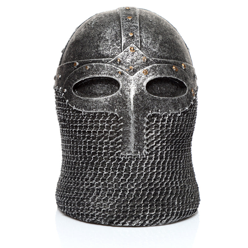 Fantasy Knight Ornament - Chain Mail Helmet Knight