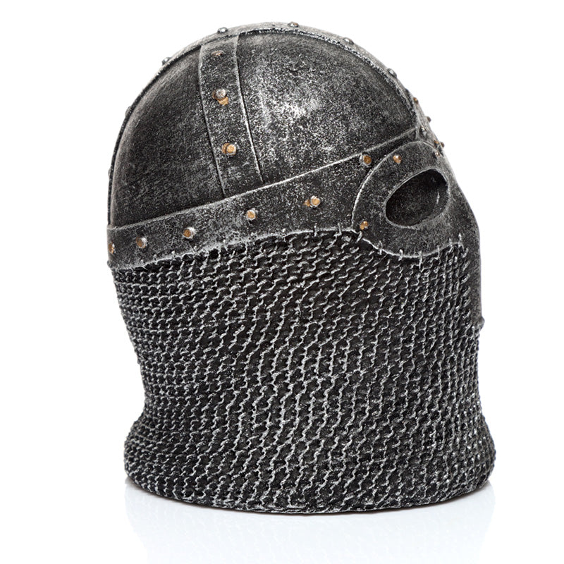 Fantasy Knight Ornament - Chain Mail Helmet Knight