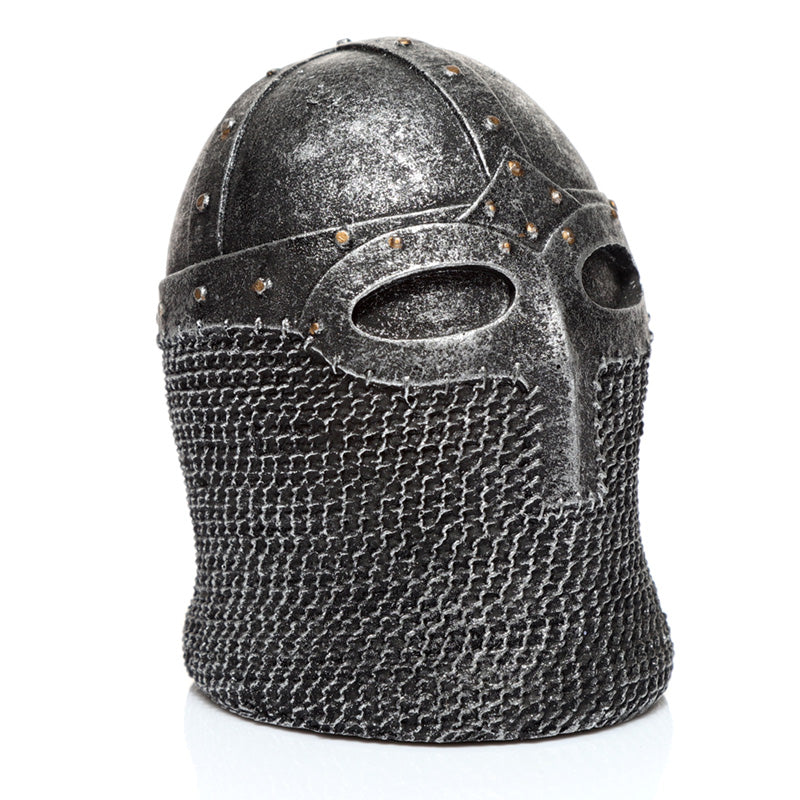 Fantasy Knight Ornament - Chain Mail Helmet Knight