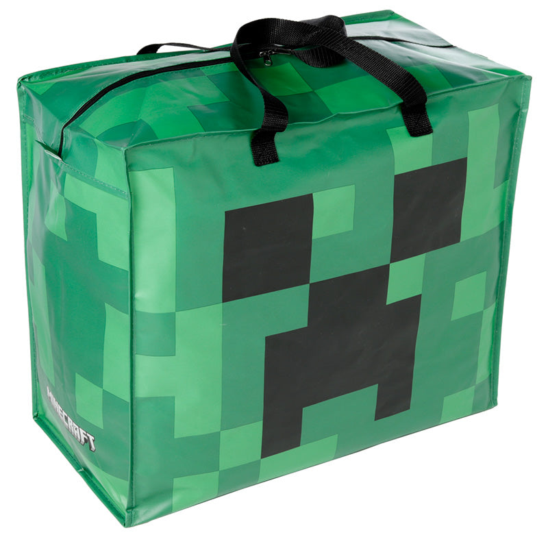 Practical Laundry  and  Storage Bag - Minecraft Creeper