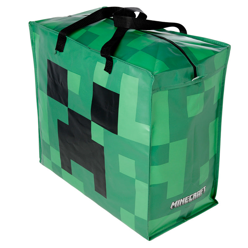 Practical Laundry  and  Storage Bag - Minecraft Creeper