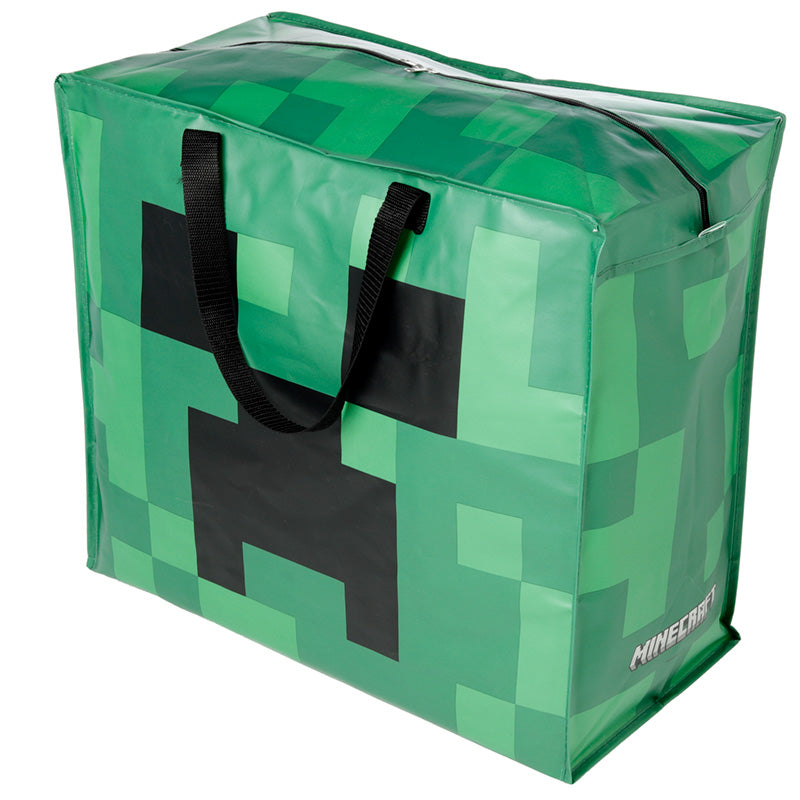 Practical Laundry  and  Storage Bag - Minecraft Creeper