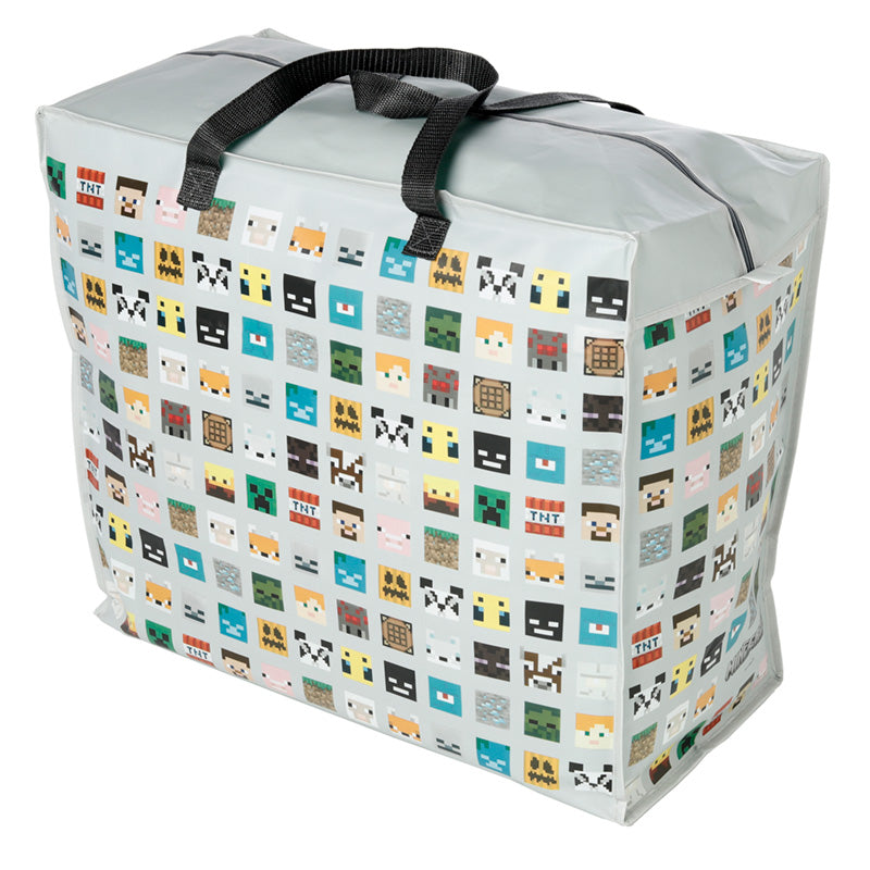 Practical Laundry  and  Storage Bag - Minecraft Faces