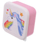 Lunch Boxes Set of 3 (S/M/L) - Enchanted Rainbow Unicorn