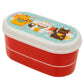 Bento Lunch Box with Fork  and  Spoon - Maneki Neko Lucky Cat