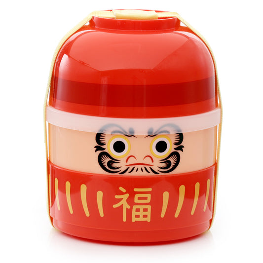 Bento Round Stacked Lunch Box  - Japanese Daruma