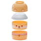 Bento Round Stacked Lunch Box  - Shiba Inu Dog