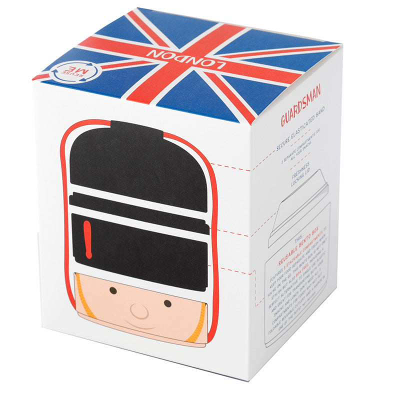 Bento Round Stacked Lunch Box  - London Guardsman