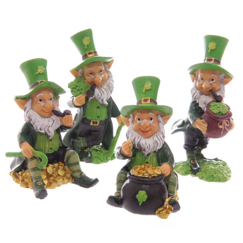 Fun Mini Collectable Leprechaun Figurines